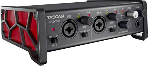 Tascam US-2x2HR - Interfejs USB audio/MIDI wysokiej rozdzielczości (2 wejścia, 2 wyjścia)
