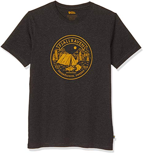 FJÄLLRÄVEN FJALLRAVEN Męski T-shirt Lägerplats M podkoszulek szary kamienny szary XXL 81950