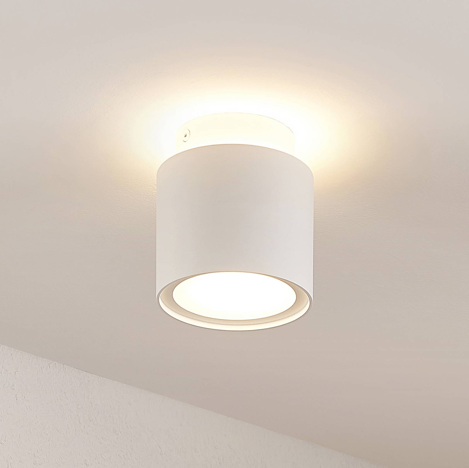 Arcchio Walisa lampa sufitowa LED, mleczna, biała
