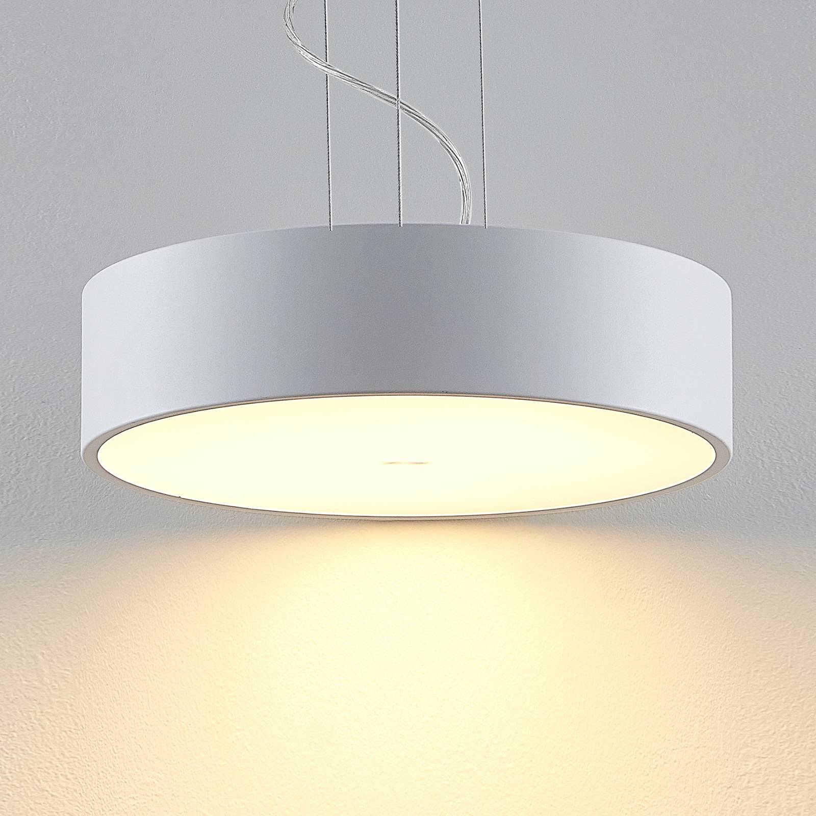Arcchio Noabelle lampa wisząca LED, biała, 40 cm