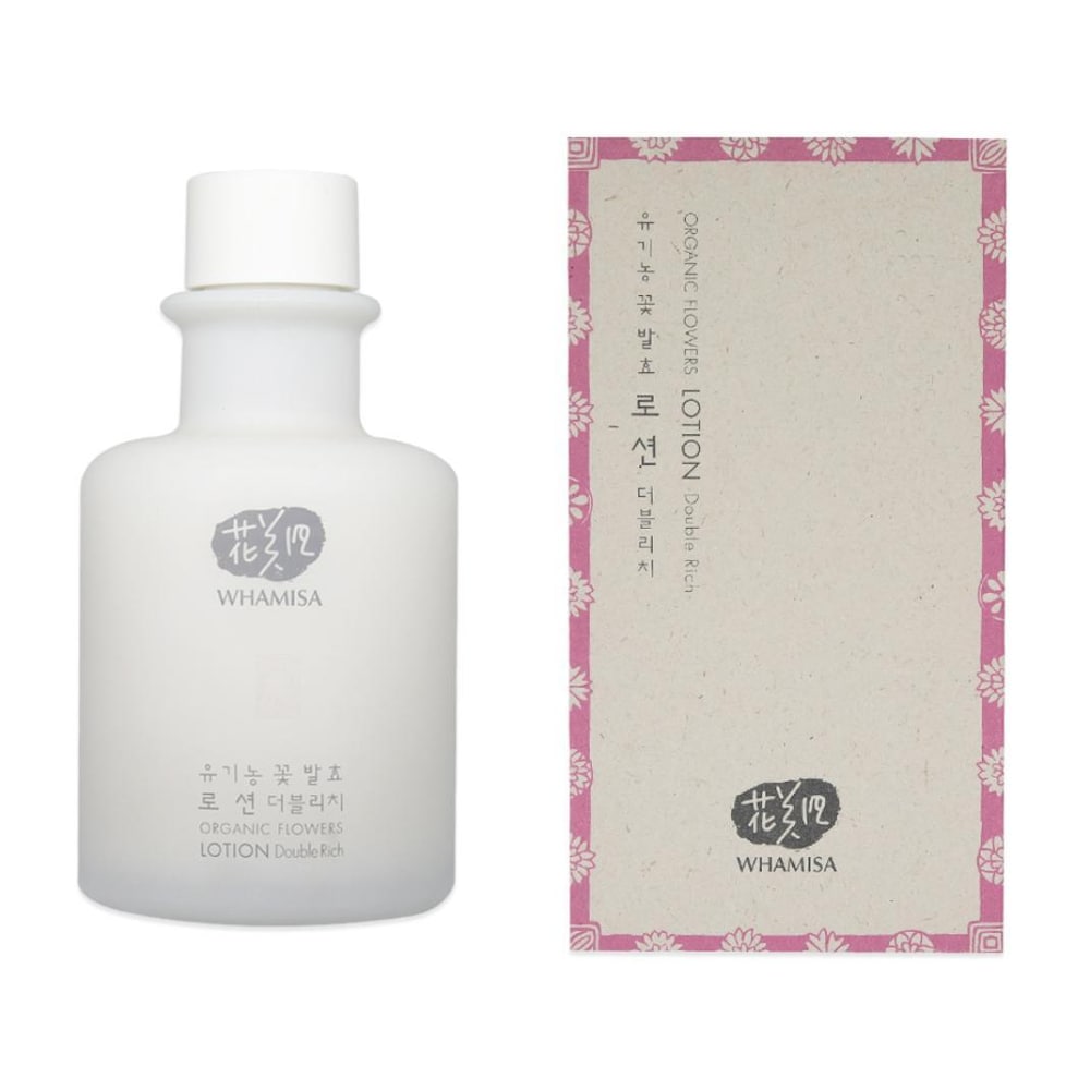 Organic WHAMISA WHAMISA Pielęgnacja twarzy Nawilżający balsam Flowers Lotion Double Rich 150 ml
