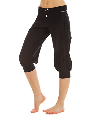 Winshape Damskie spodnie treningowe 3/4 WBE5, czarne, S, WBE5-SCHWARZ-S
