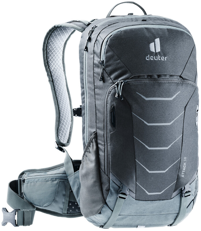 Deuter Attack 16 Backpack, szary 2021 Plecaki z bukłakiem 3210121-graphite-shale