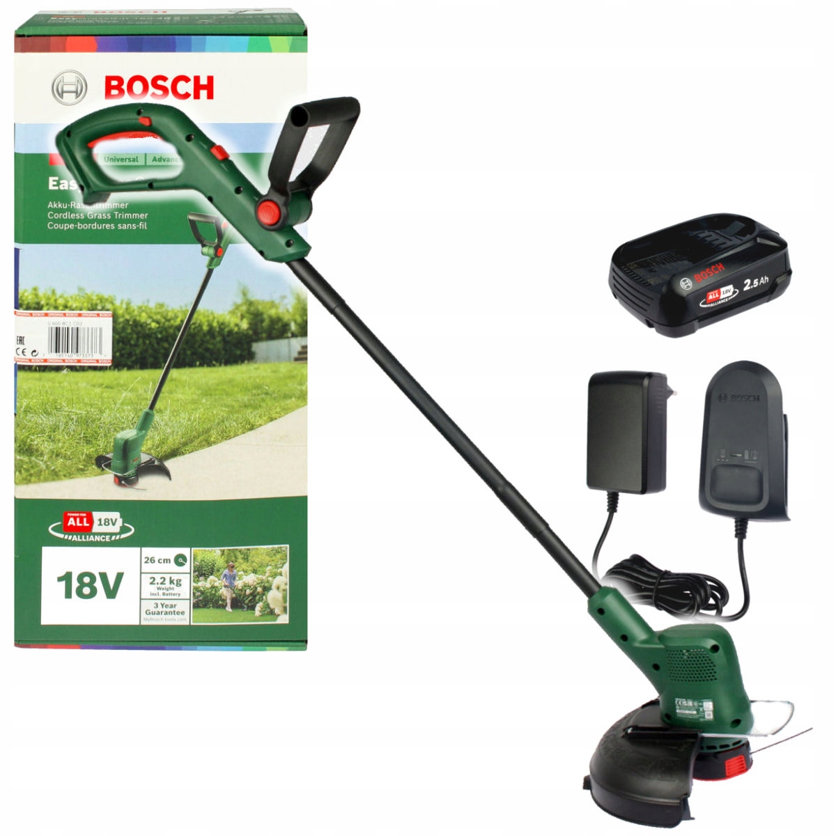 Bosch AKKU GRSTRIMMER EASY 26CM 18V 2.5AH