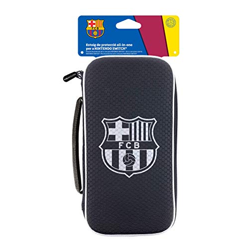 Subsonic - Torba do przenoszenia XL do Nintendo Switch - XL ochronna twarda obudowa przenośna torba podróżna do konsoli Nintendo Switch i akcesoria - Oficjalna licencjonowana FCB FC Barcelona