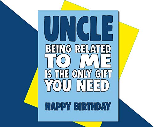 'Uncle' kartka urodzinowa zabawna C620