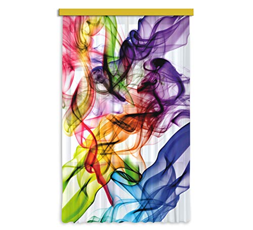 AG Design Zasłona do pokoju dziecięcego, tkanina, wielokolorowa, 0,1 x 140 x 245 cm
