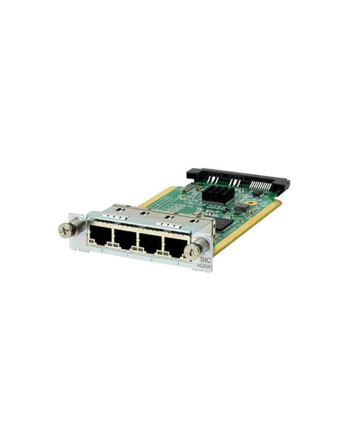 Hewlett Packard Enterprise HP MSR 4P GIG-T SWITCH SIC MOD HP MSR 4-port Gig-T Switch SIC Module JG739A