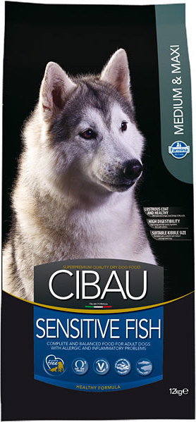 Farmina Cibau Adult Sensitive Fish Medium&Maxi 2,5 kg