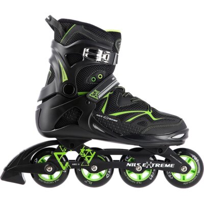 Nils Extreme NA9022 CZARNO/ZIELONE ROZM 39 ŁYŻWOROLKI EXTREME