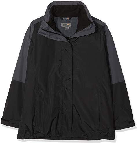 Regatta Damska kurtka damska Defender Iii 3 w 1, wielokolorowa (Black/Seal Grey), 14 (rozmiar producenta: 14)