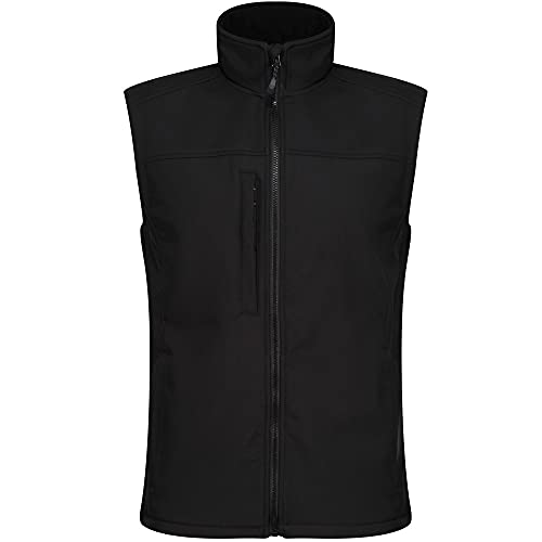 Regatta Flux Softshell kamizelka regatowa ocieplacz, All Black TRA788 00F95
