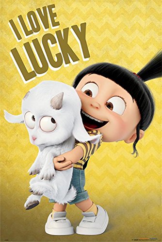 Pyramid Posters Gru, Dru i Minionki I Love Lucky - plakat 61x91,5 PP34142