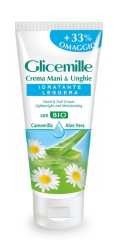 GLICEMILLE Glicemille Aloes i Rumianek - Nawilżający lekki krem do rąk i paznokci (100 ml) 8145-84741