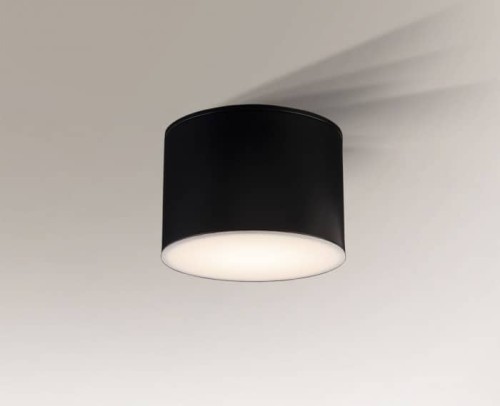 Shilo plafon łazienkowy Suwa GX53 czarny IP44 8052