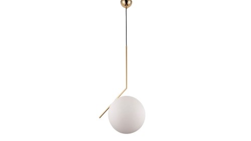 Lumina Deco Deco NOWOCZESNA LAMPA WISZĄCA MOSIĘŻNA SORENTO D30 LDP 1215-300 (MD+WT)