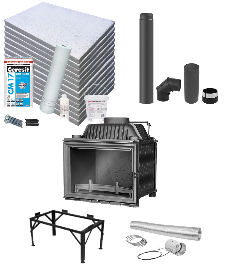 Kawmet Wkład kominkowy W17 12,3kW EKO