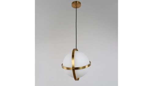 Lumina Deco Deco NOWOCZESNA LAMPA WISZĄCA BIAŁA SIGNIA D30 LDP 6833-300 (WT+GD)