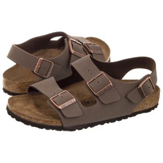 Sandały Milano BF Nubuck Mocca 634503 (BK43-b) Birkenstock