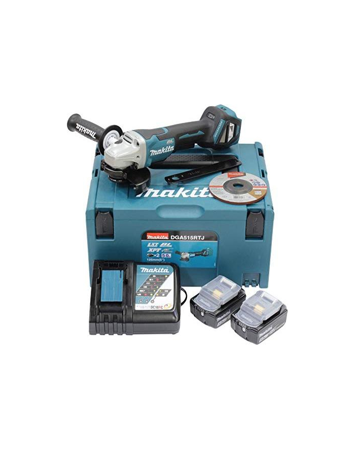 Makita cordless angle grinder DGA515RTJ 18V
