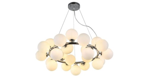 Lumina Deco Deco NOWOCZESNA LAMPA WISZĄCA CHROMOWANA MARSIADA W25 LDP 6033-25 (CHR)