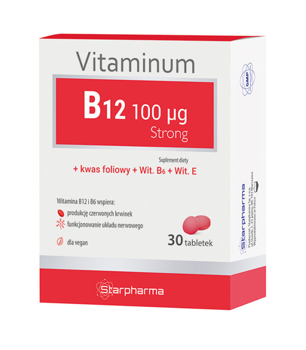 Starpharma Vitaminum B12 Strong 30 tabletek 3347821