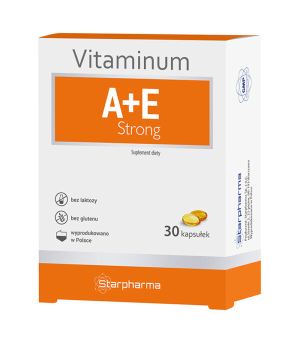 Starpharma Vitaminum A+E Strong 30 kapsułek 3640221