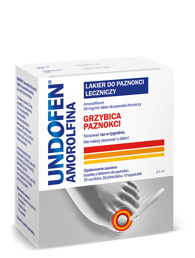 Omega Pharma Undofen Amorolfina lakier do paznokci leczniczy 2,5ml