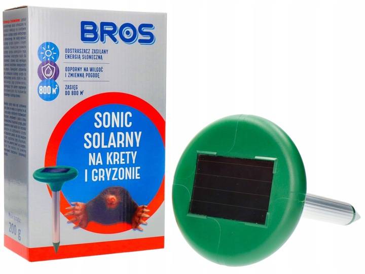 Bros Sp z o.o Sonic Solarny odstraszacz kretów i gryzoni 419