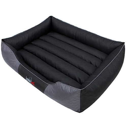 Hobbydog Legowisko Premium Czarne z szarym przodem XL XL LPRCSP1