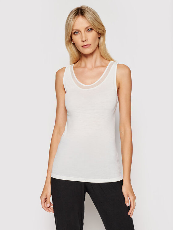 Femilet Top Juliana FN1582 Beżowy Slim Fit