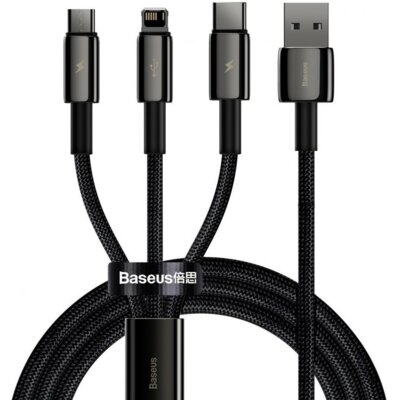 Baseus Kabel 3W1 Usb - Micro Lightning Type-c 3.5A