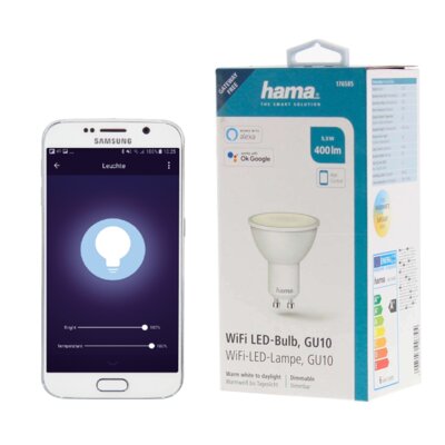 Hama Inteligentna żarówka LED 176585 GU10 5.5W WiFi 176585