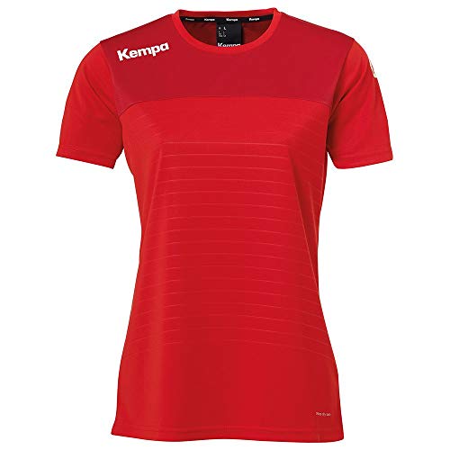 Kempa damska koszulka trykotowa Emotion 2.0 czerwony Rot/Chilirot X-S