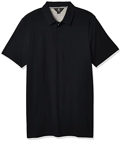 Volcom męski top z dzianiny z krótkim rękawem Wowzer Czarny M A0111700-001-M