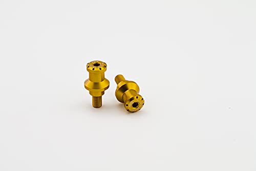 Rolki do stojaka montażowego zestaw Puig Hi-Tech Parts 10 mm złoty