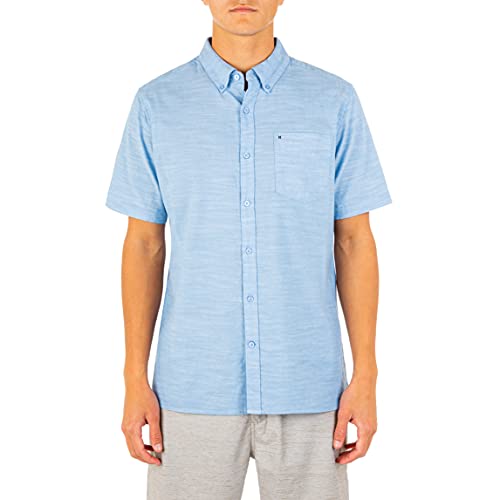 Hurley męska koszula M One&only 2.0 Woven S/S, niebieski, s