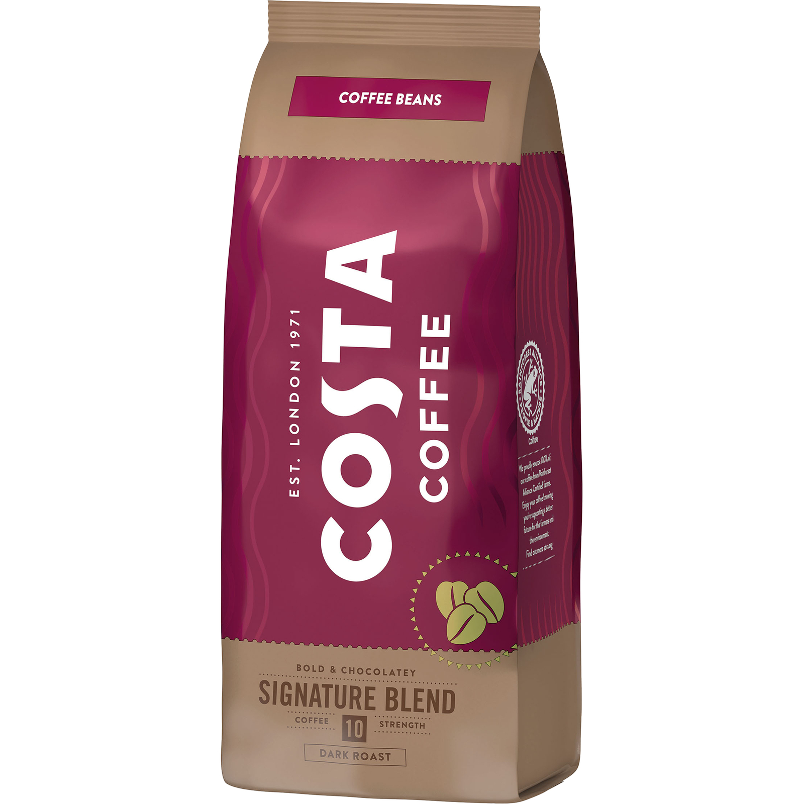 COSTA COFFEE ZESTAW kaw ziarnistych Costa Coffee 4x500g 5012547001582