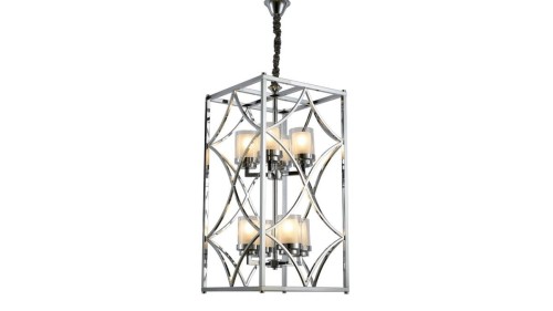 Quadrato lampa wisząca 8-punktowa chrom LDP 1223-8 (CHR)