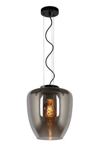 Lucide FLORIEN Szary przydymiony Lampa wisząca 30473/28/65 30473/28/65