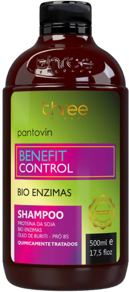 Three therapy Three Therapy Pantovin Benefit Control Szampon głęboko regenerujący do włosów zniszczonych 1000ml