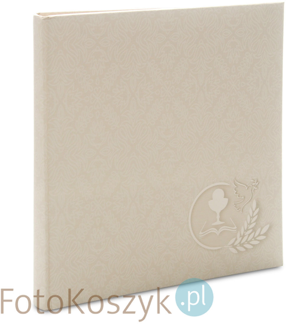 Album wklejany komunijny Zep beżowy (tradycyjny 40 kremowych stron)