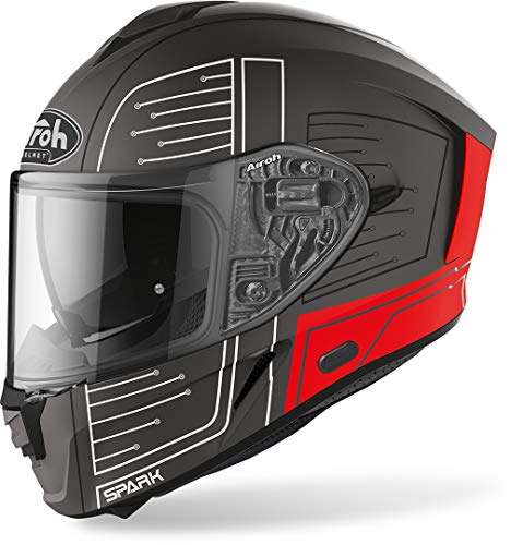 Kask AIROH SPARK CYRCUIT czerwony matowy XS