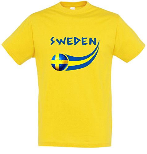 Supportershop Supportershop męska koszulka Szwecja ŻÓŁTY L 5060542528979