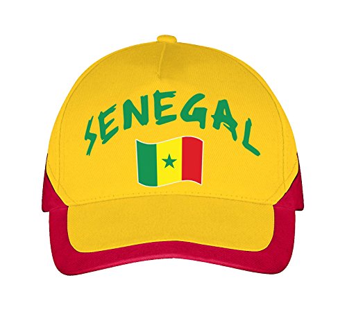 Supportershop męska czapka Senegal, żółta, średnia