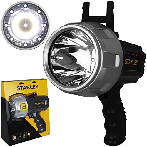 STANLEY SL5HS – reflektor 8 LEDS z możliwością ponownego ładowania/latarka z trybem oszczędzania energii Halo (900 lumenów, 5 W)