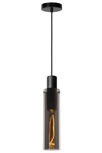 Lucide ORLANDO Szary przydymiony E27 Lampa wisząca 74404/01/65