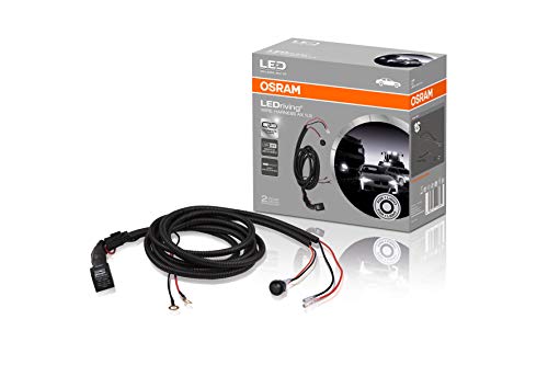 OSRAM LEDriving WIRE HARNESS AX 1LS, cablaggio per strisce luminose auto, kit cablaggio barra luminosa, set cavi per l'installazione di una sorgente luminosa, adattatore per fari auto