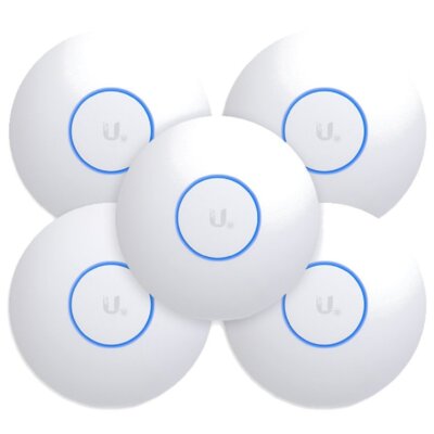 Ubiquiti Ubiquiti UniFi Wave2 AC AP, Security and BLE, 5-Pack, PoE Not Included UAP-AC-SHD-5