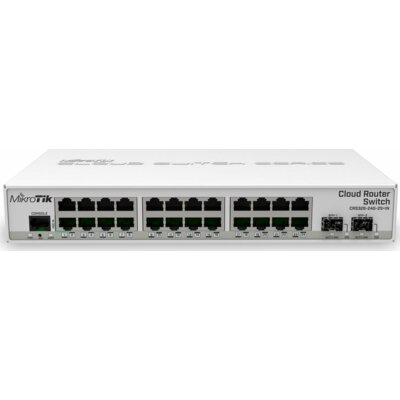 MikroTik CRS326-24G-2S+IN | Switch | 24x RJ45 1000Mb/s, 2x SFP+ CRS326-24G-2S+IN